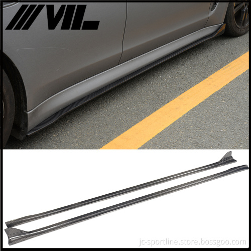 Factory Car Customized Carbon fiber Side Skirts for Porsche Panamera S